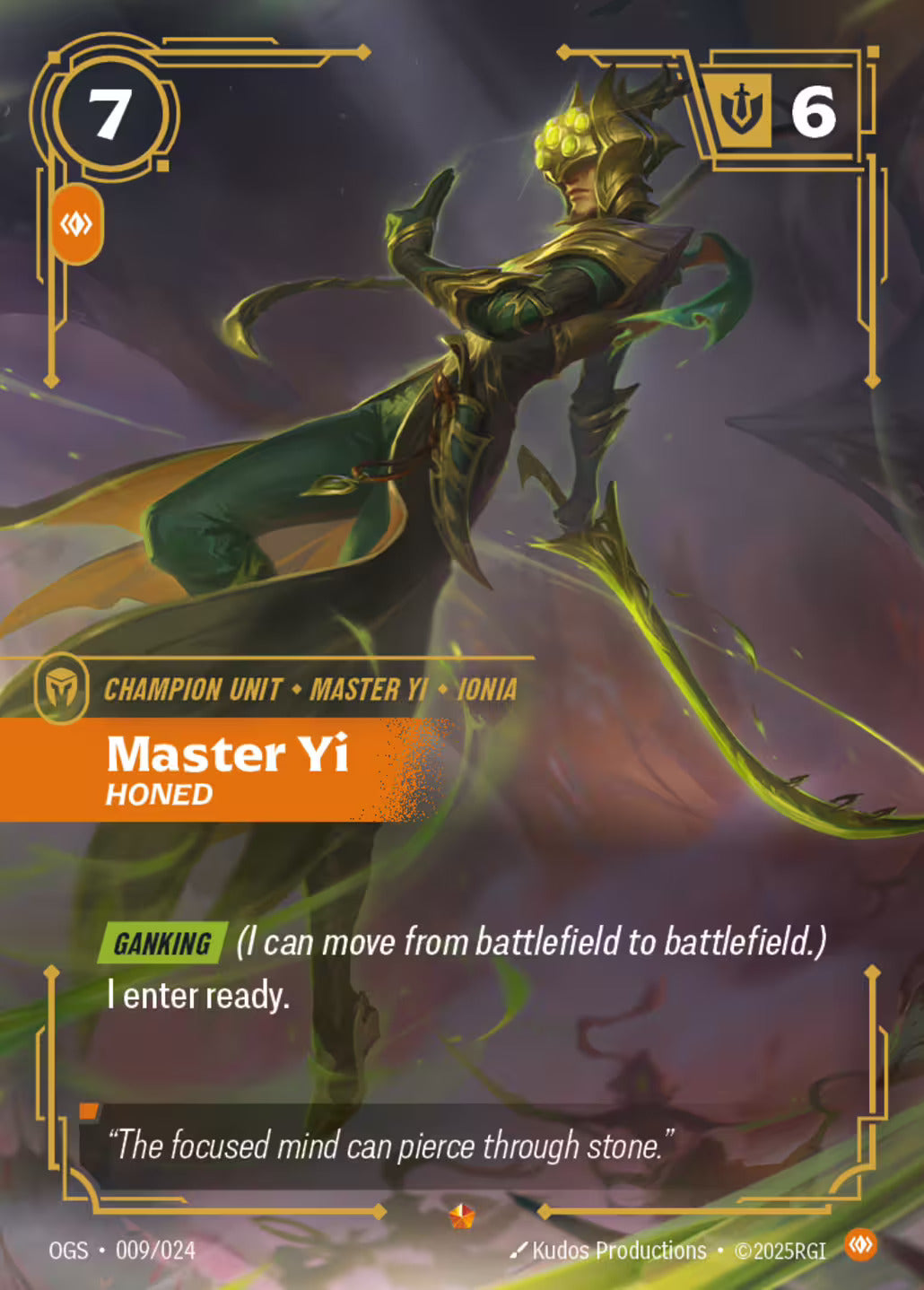 Master Yi HONED OSG 009/024