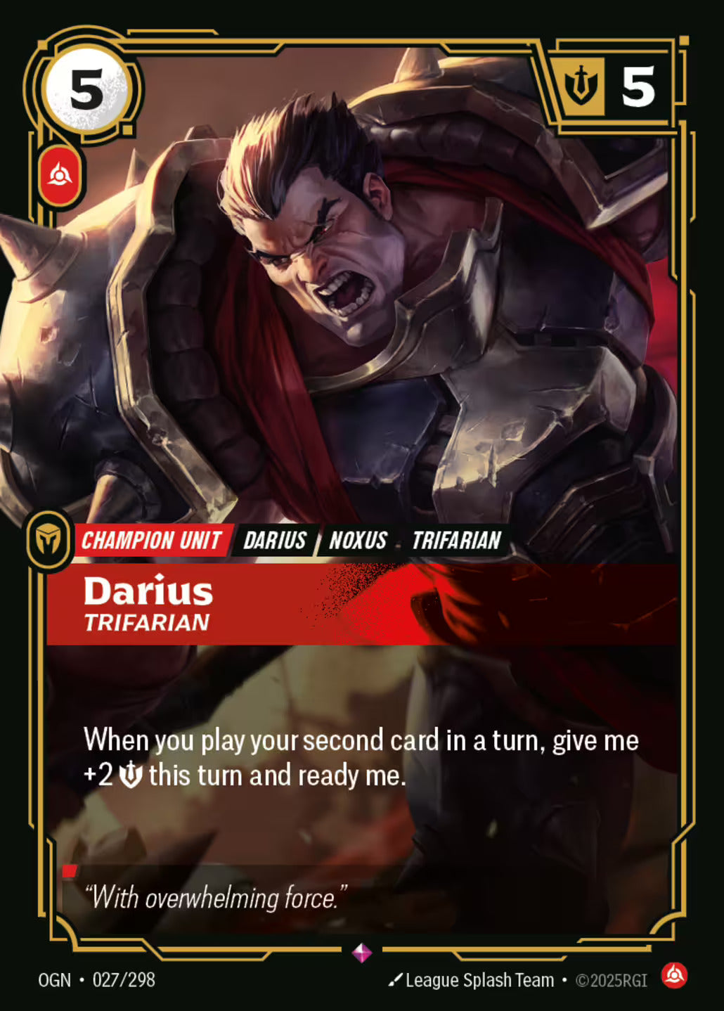 Darius CHAMPION UNIT OGN 027/298
