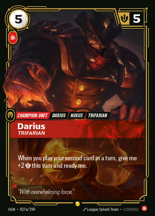 Darius OGN 027a/298 (ALTERNATIVE ART)