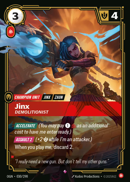 Jinx CHAMPION UNIT OGN 030/298