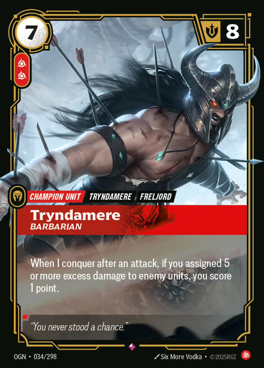 Tryndamere CHAMPION UNIT OGN 034/298