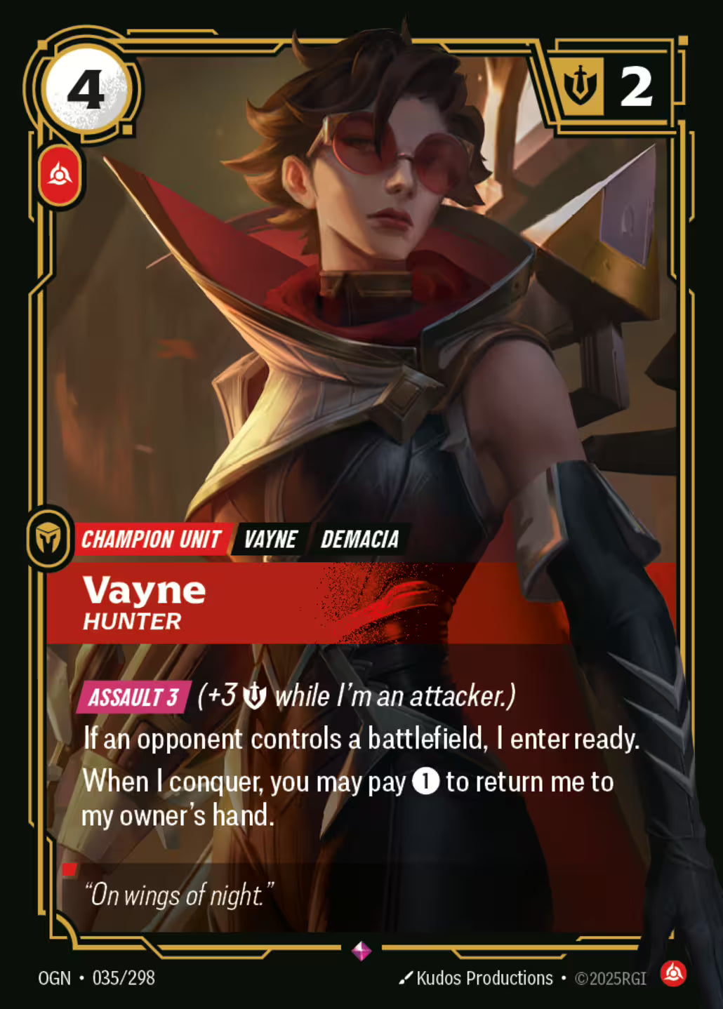 Vayne HUNTER OGN 035/298