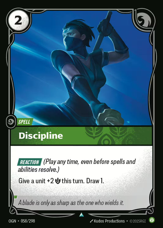 Discipline OGN 058/298