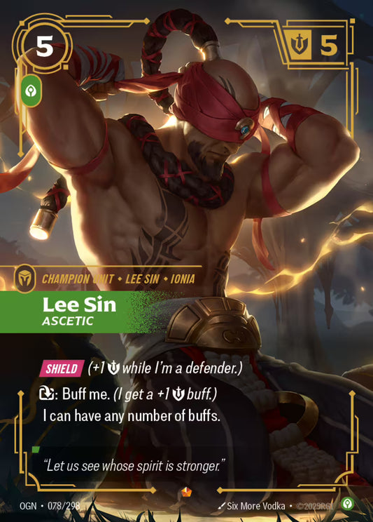 Lee Sin CHAMPION UNIT OGN 078/298