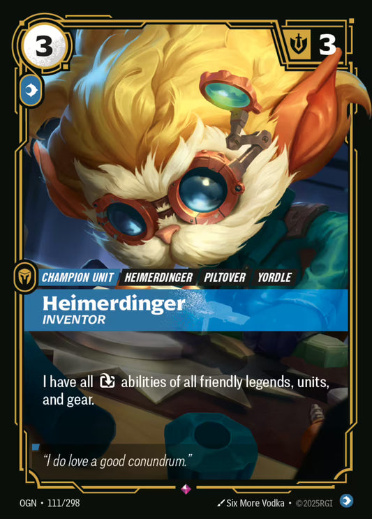Heimerdinger INVENTOR OGN 111/298