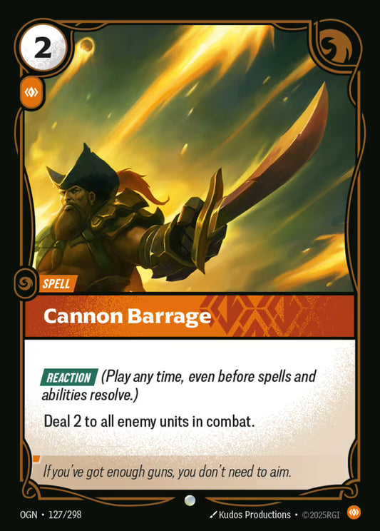 Cannon Barrage OGN 127/298