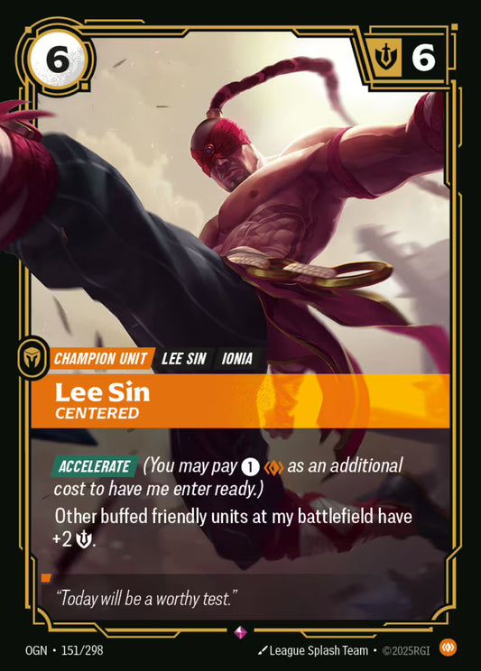 Lee Sin CENTERED OGN 151/298