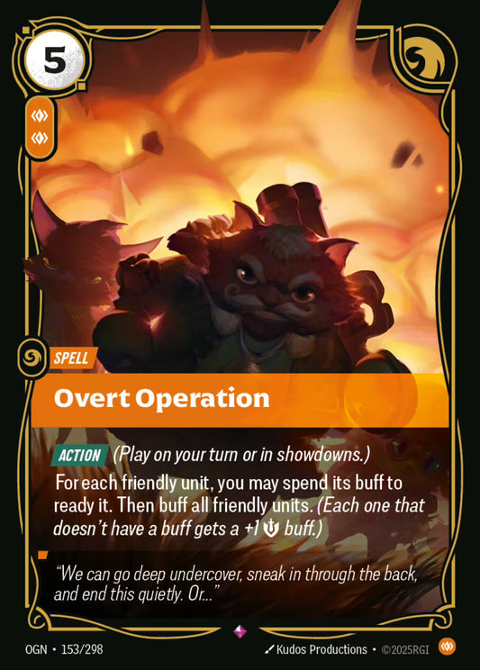 Overt Operation OGN 153/298