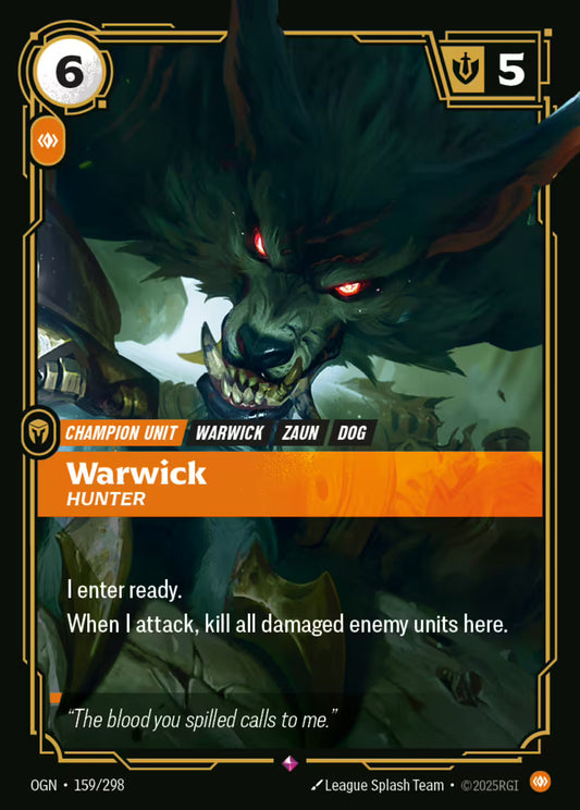 Warwick HUNTER OGN 159/298