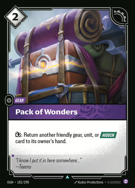 Pack of Wonders OGN 181/298