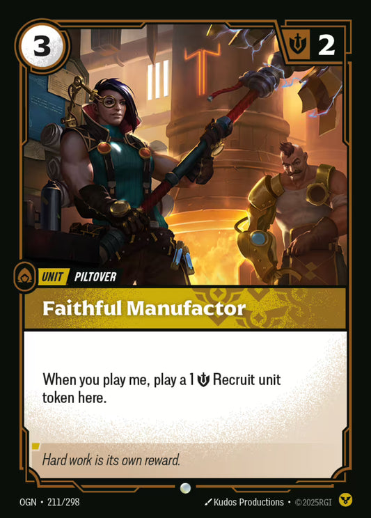 Faithfull Manufactor OGN 211/298
