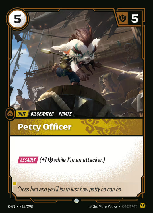Petty Officer OGN 215/298