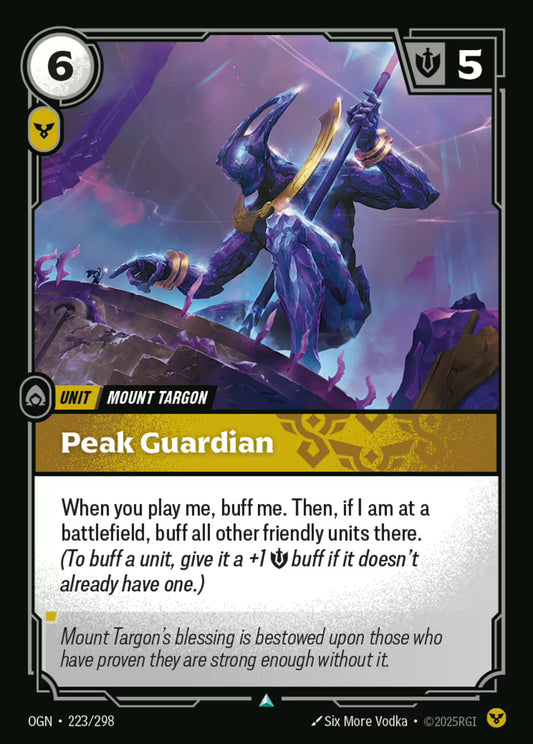 Peak Guardian OGN 223/298